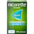 Nicorette Icy White Gum (2Mg) - 105 Pack Nicorette Icy White Gum (2Mg) - 105 Pack