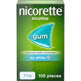 Nicorette Icy White Gum (2Mg) - 105 Pack
