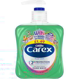 Carex Hand Wash Aloe 250Ml Pmp 1.49