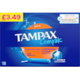 Tampax Compak Super Plus Pmp 3.49 18's (C006999)