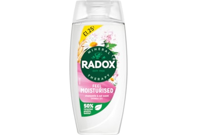 Radox Shower Moisture Pmp£1.25 225ml (C007336)
