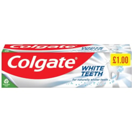 Colgate Toothpaste White Teeth £1 pmp * 75ml (C007362)