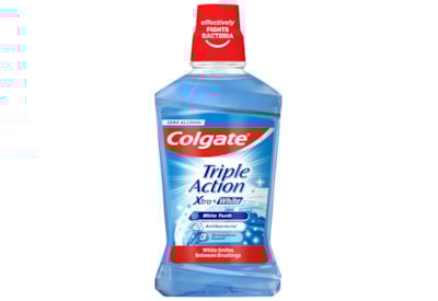 Colgate Mouth Rinse 500Ml Triple Action Xtra White Colgate Mouth Rinse 500Ml Triple Action Xtra White