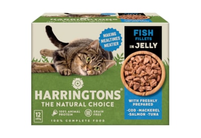 Harringtons Fish In Jelly Wet Cat Food 85g Harringtons Fish In Jelly Wet Cat Food 85g