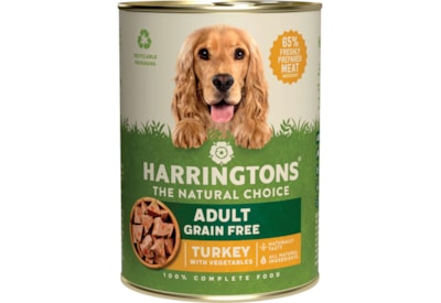 Harringtons Turkey With Veg Wet Dog Food 400g Harringtons Turkey With Veg Wet Dog Food 400g
