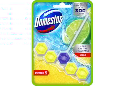 Domestos Power 5 Rimblock Lime 1pc Domestos Power 5 Rimblock Lime 1pc