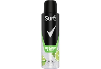 Sure Men Apa 150Ml Bergamot Mint Sure Men Apa 150Ml Bergamot Mint