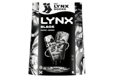Lynx Duo + Socks Black Gift Set