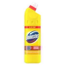 Domestos Citrus Bleach 750Ml Pmp 1.35
