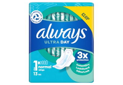 Always Ultra Pads Light/Moderate Day 13S Pmp