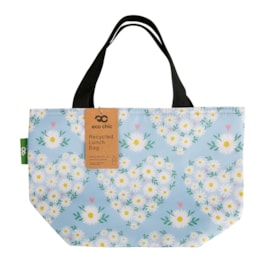 Eco Chic Blue Daisy Hearts Lunch Bag