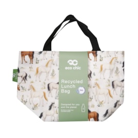 Eco Chic Beige Wild Horses Lunch Bag Eco Chic Beige Wild Horses Lunch Bag