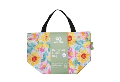 Eco Chic Blue Sunflower Lunch Bag Eco Chic Blue Sunflower Lunch Bag