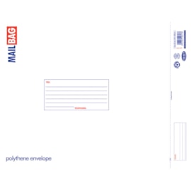 County Polythene Mail Bags 25S - Extra Large 42 X 50Cm County Polythene Mail Bags 25S - Extra Large 42 X 50Cm