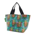 Eco Chic Teal Highland Cow Lunch Bag