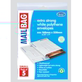 County Mail Bag Retail Packs - Small 5'S 160 X 230Mm County Mail Bag Retail Packs - Small 5'S 160 X 230Mm