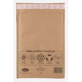 County Kraft Padded Envelopes 10S - D 180 X 265 County Kraft Padded Envelopes 10S - D 180 X 265