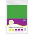 County Bright Coloured Paper 50 Sheets A4