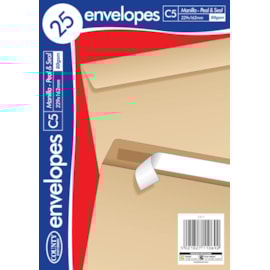 County 25 C5 Manilla Peel & Seal 229 X 162Mm County 25 C5 Manilla Peel & Seal 229 X 162Mm