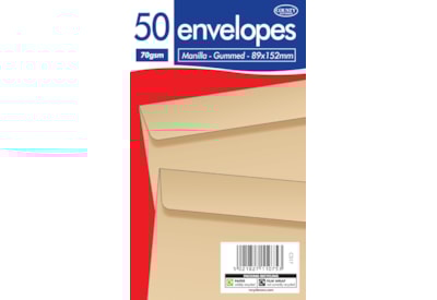 County 50 Manilla Gummed 89 X 152Mm