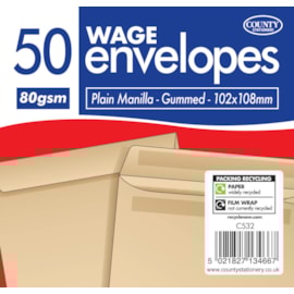 County Wage - Plain 50S 102 X 108 County Wage - Plain 50S 102 X 108