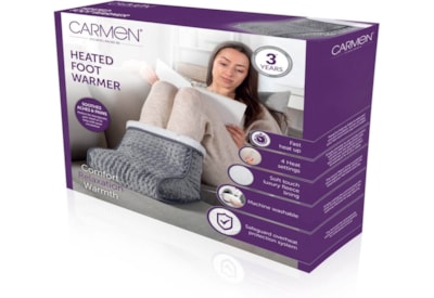 Carmen Heated Foot Warmer Grey