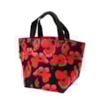 Eco Chic Navy Poppies Lunch Bag