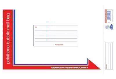 County Polythene Bubble Value Mail Bags 10S  - Medium 210 X 440