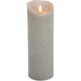 Flickabright Candle With Timer Grey 23cm (CA198823GY)