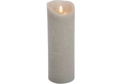 Flickabright Candle With Timer Grey 23cm (CA198823GY)