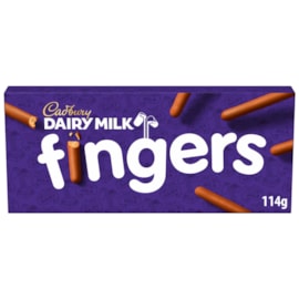 Cadbury Dairy Milk Fingers 114Gm Cadbury Dairy Milk Fingers 114Gm