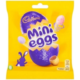 Cadburys Mini Eggs Bag 74g Cadburys Mini Eggs Bag 74g