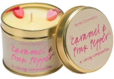 Get Fresh Cosmetics Caramel & Pink Pepper Tin Candle (PCARPIN04)