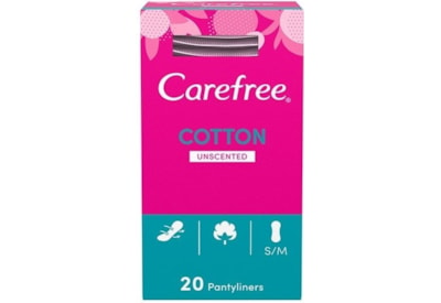 Carefree Pantyliners Cotton 20s (75497)