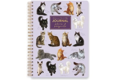 Cats Wiro Notebook With Dividers A5 (RFS13304)