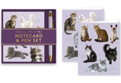 Cats Notecard & Pen Set Cats Notecard & Pen Set