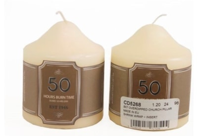 Sifcon Overdipped Church Pillar Candle 7x8cm Sifcon Overdipped Church Pillar Candle 7x8cm