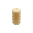 Sifcon Ribbed Cream Pillar Candle 7x11cm Sifcon Ribbed Cream Pillar Candle 7x11cm