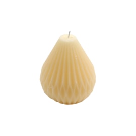 Sifcon Geometric Cream Candle 9x10cm Sifcon Geometric Cream Candle 9x10cm