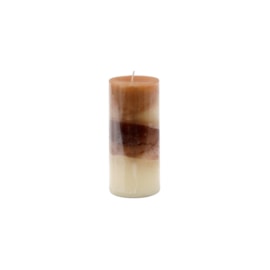 Sifcon Vanilla Swirl Pillar Candle 7x15 (CD6097)