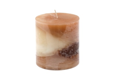 Sifcon Vanilla Swirl Pillar Candle 10x10 (CD6099)