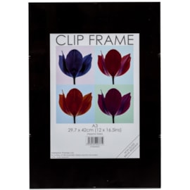 Hampton Frames Plexi-glass Clip Frame A3 Hampton Frames Plexi-glass Clip Frame A3
