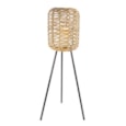 Rattan Look Lantern Tripod 83Cm