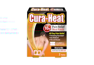 Cura-heat Back Pain Max Size 2 Pk Cura-heat Back Pain Max Size 2 Pk
