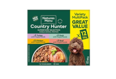 Natures Menu Country Hunter Dog Food Pouches Assorted 150g Natures Menu Country Hunter Dog Food Pouches Assorted 150g