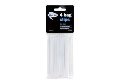 Chef Aid 4x Bag Clips 11cm Chef Aid 4x Bag Clips 11cm