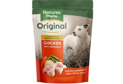 Natures Menu Cooked Food Pouches For Dogs Chicken 300g (NMPAD)