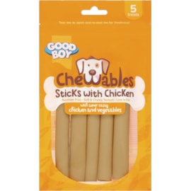 Good Boy Chewables Chicken & Vegetable Sticks 5pk 100g