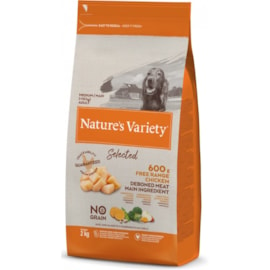 Natures Variety Selected Dry Food Chicken for Medium Dogs 2kgs (NVMMC)