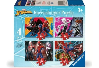 Ravensburger Spider-Man 4 In A Box Puzzle Ravensburger Spider-Man 4 In A Box Puzzle